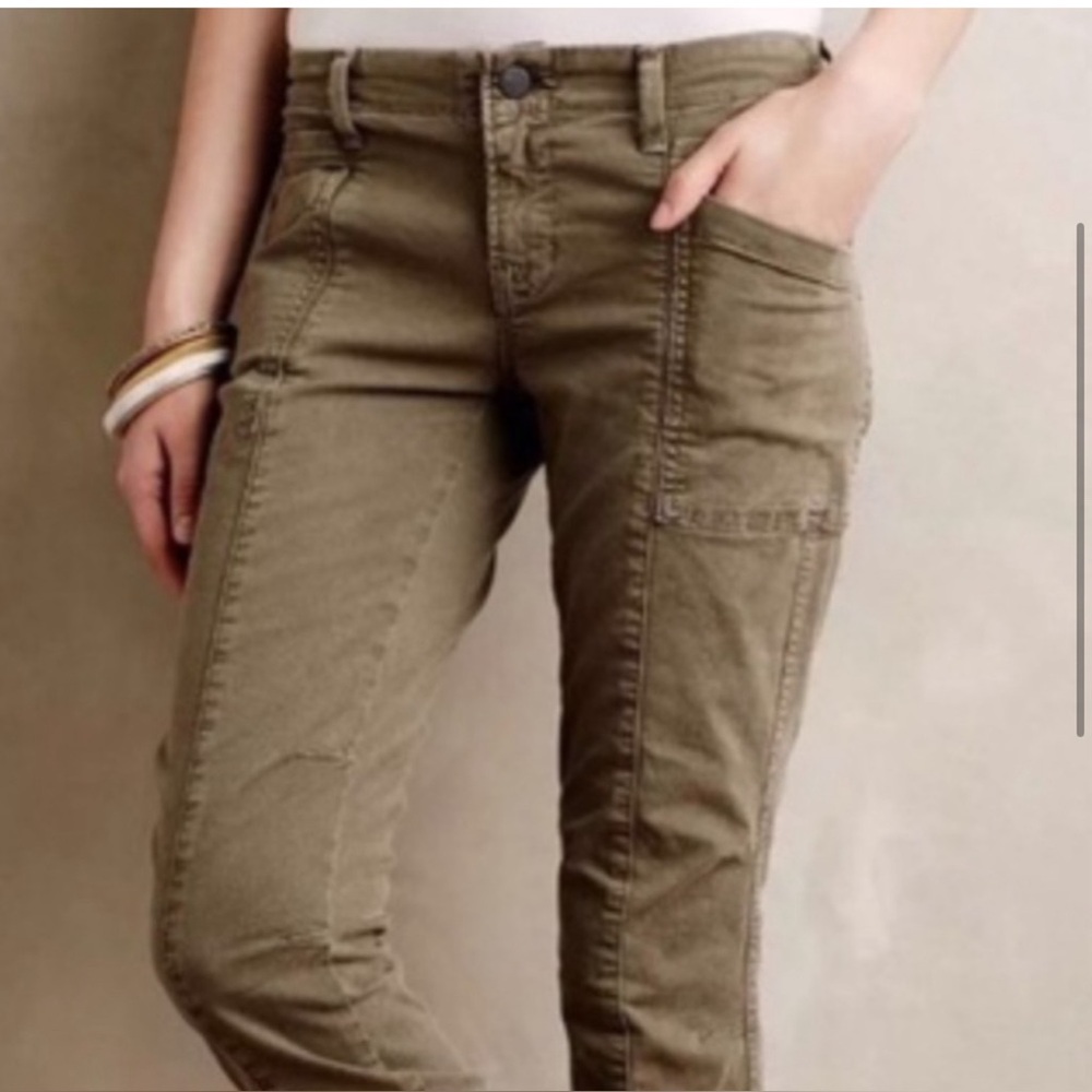 J Brand Byrnes pants in army green size 27